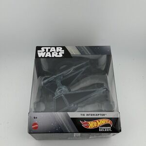 NEW Mattel HMH95 Hot Wheels Star Wars Starship Select TIE INTERCEPTOR 1:50 Scale